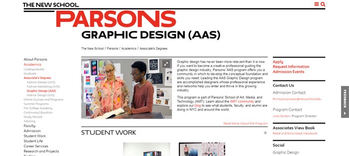 Parson’s-School-of-Design-– Graphic Design Courses: Learn Graphic Design Online